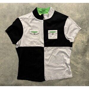 JAMIE SADOCK Womens Golf Shirt Cotton Short Sleeve Polo Top Size Medium